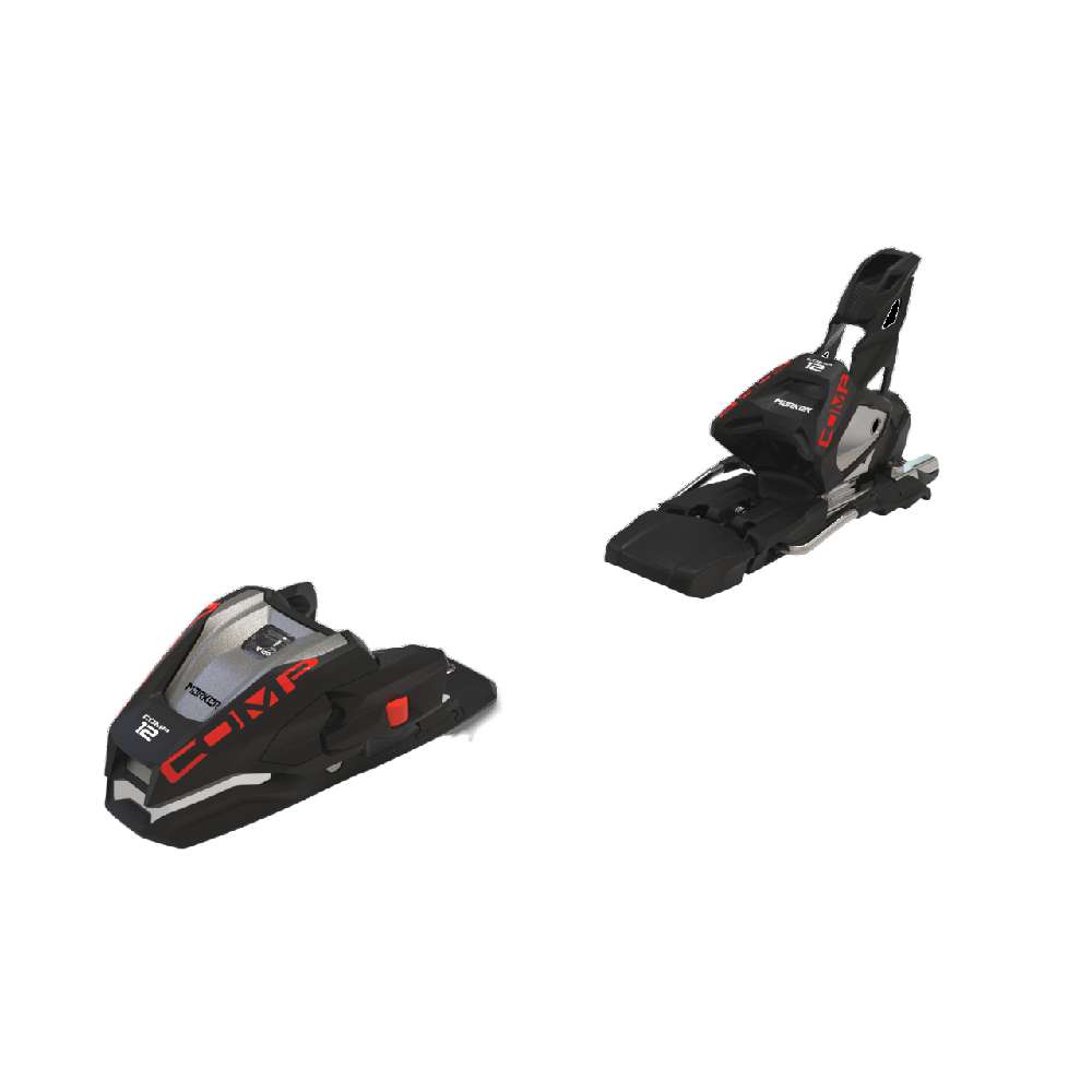 Marker COMP 12 B85 Black/Flo Red Ski Bindings 2026 | eBay